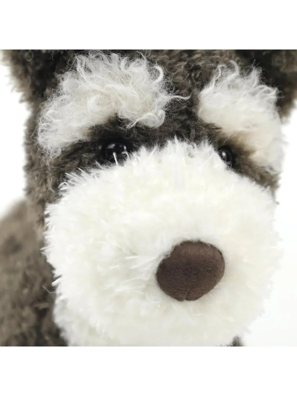 Adorable 10-Inch Soft Plush Schnauzer Dog Stuffed Animal Toy - Cuddly Gift